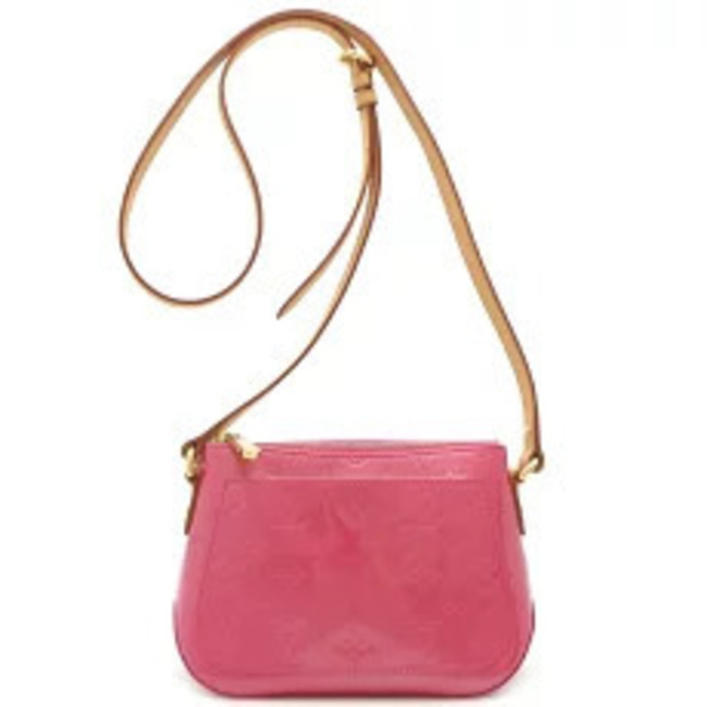 Louis Vuitton Monogram Street Shoulder Leather Crossbody Vernis Bag Minna Brown